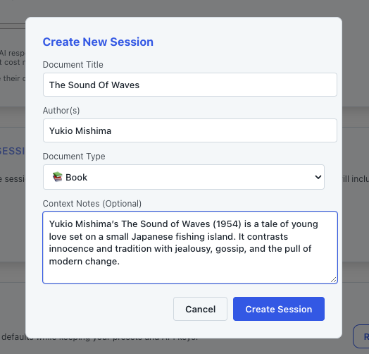 Session Details